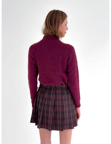 Maglione a mezzo collo in Misto lana