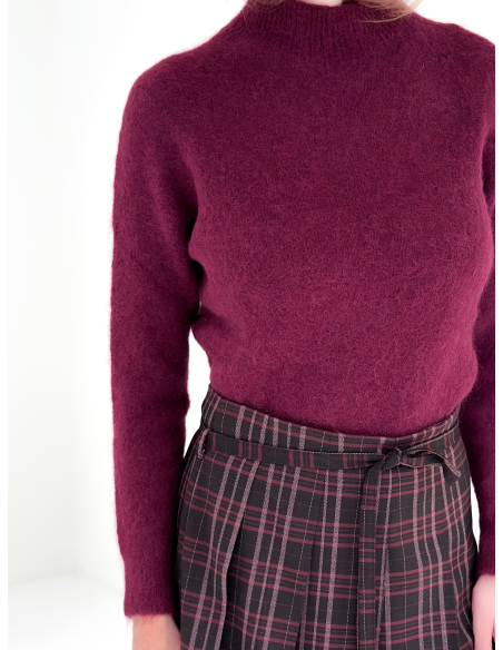 Wool Blend Half-Neck Sweater