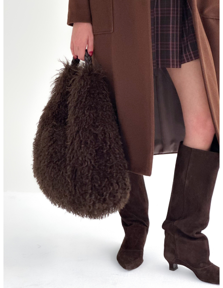 Borsa in eco pelliccia