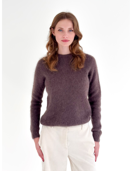 Alpaca Blend Crew Neck Sweater
