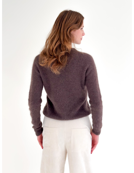 Maglione Girocollo in misto Alpaca