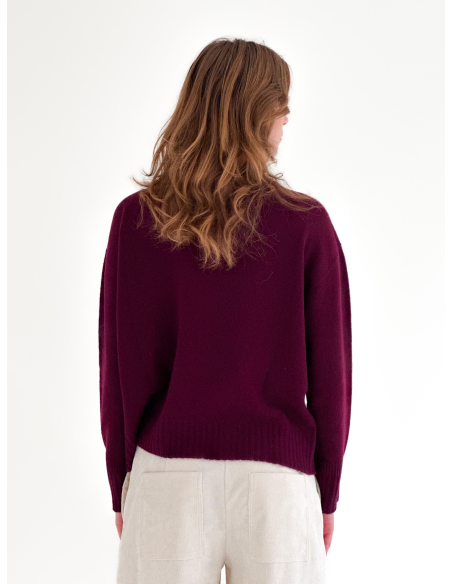 Maglione Collo Alto 100% lana