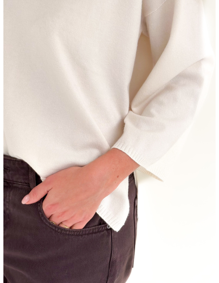 Viscose blend polo shirt