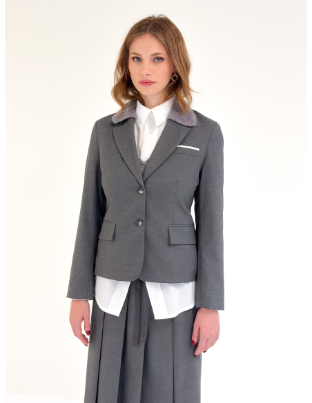 Single-breasted jacket