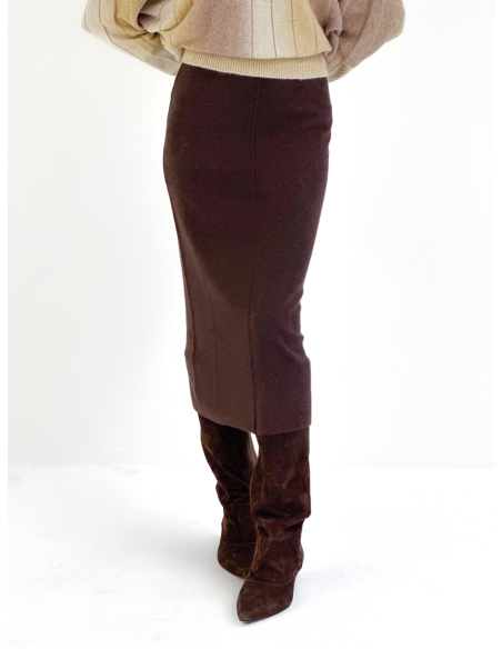 Longuette lana blend stretch