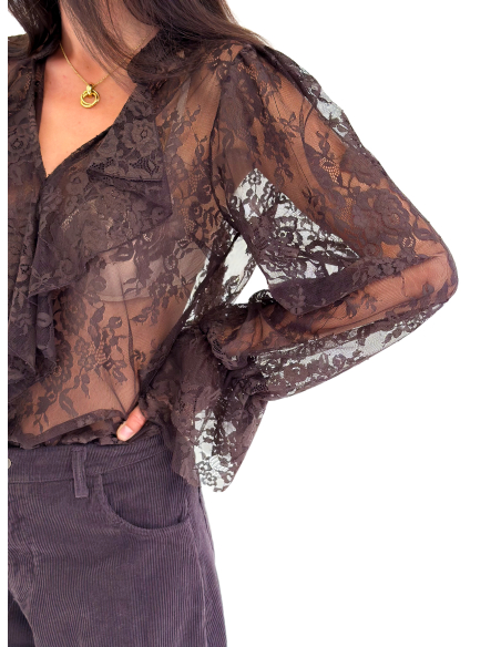 Blusa in Pizzo