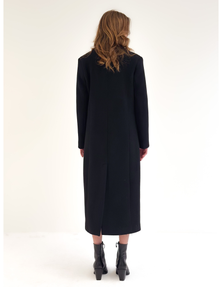 Cappotto Monopetto in lana Blend