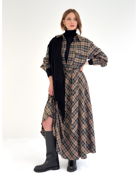 Overshirt in Flanella a quadri