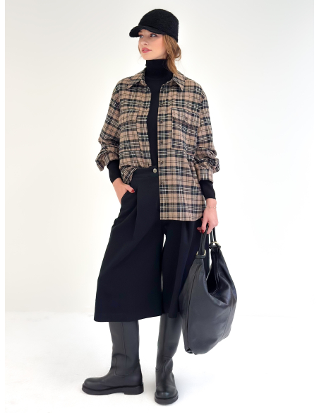 Checked Flannel Overshirt