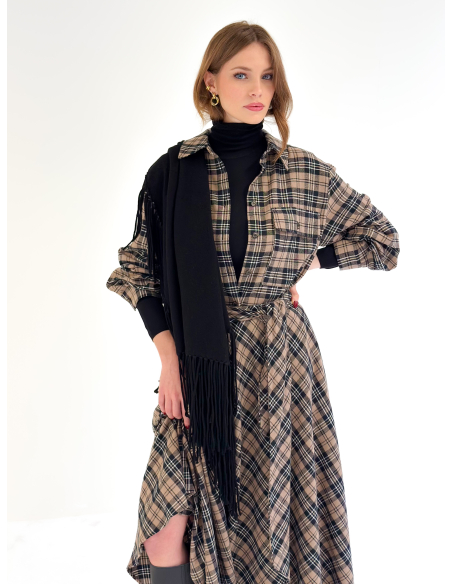 Checked Flannel Overshirt