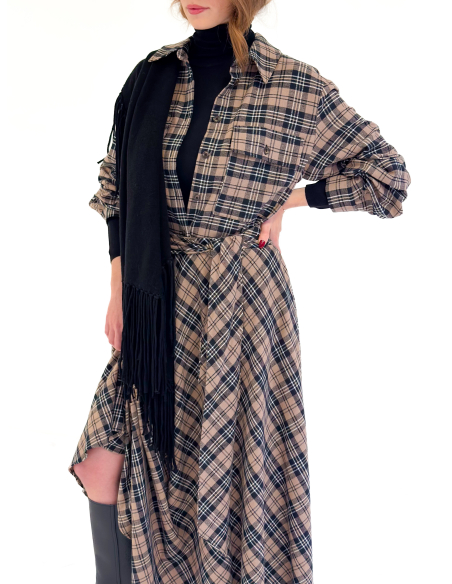 Checked Flannel Overshirt