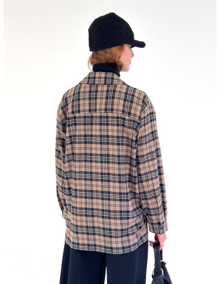 Checked Flannel Overshirt