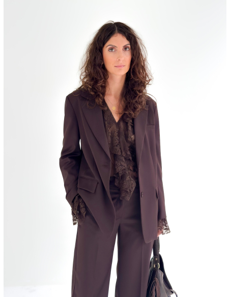 Giacca monopetto Oversize