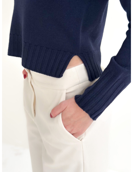 Maglione Girocollo 100% lana