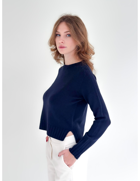 Maglione Girocollo 100% lana