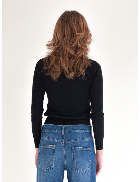 Maglia girocollo viscosa blend