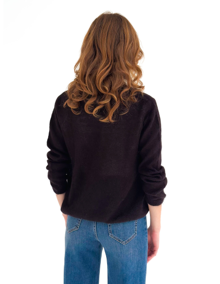 Cardigan in misto lana