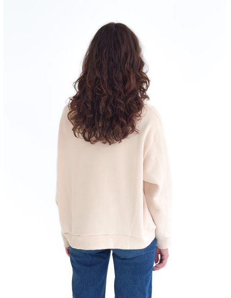 V-neck sweatshirt