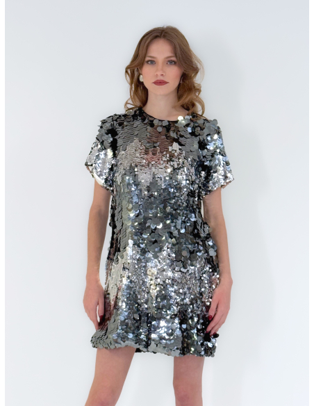 Abito Grey in paillettes