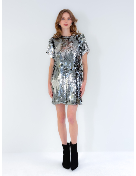 Abito Grey in paillettes