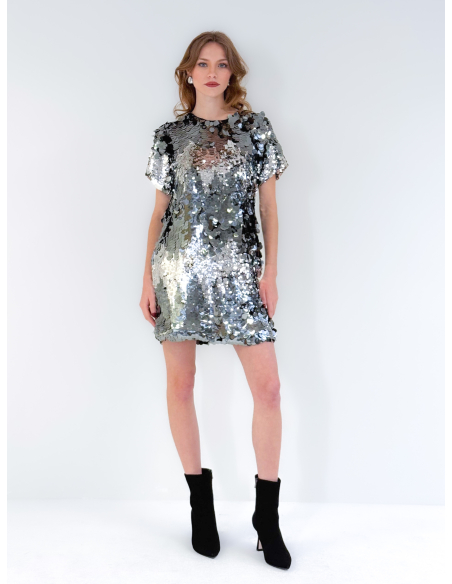 Abito Grey in paillettes