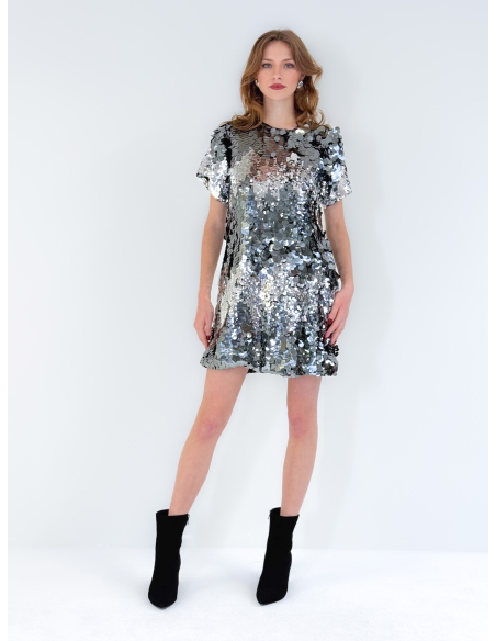 Abito Grey in paillettes