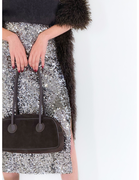 Longuette Grey in Paillettes