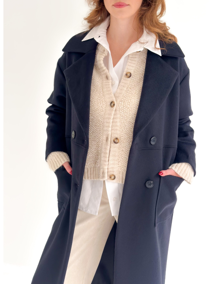 Cappotto Over Lana Blend