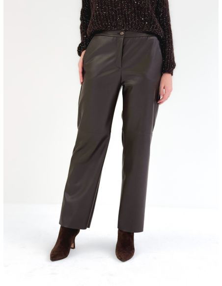 Pantalone in ecopelle