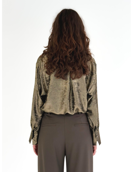 Camicia laminata platino