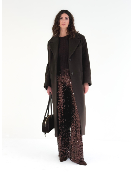 Maglione Traforato con Frange