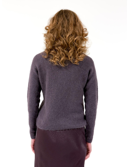 Maglione Girocollo in misto Alpaca