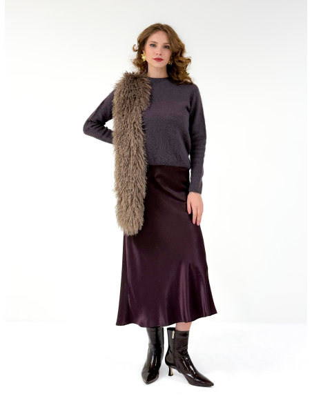 Alpaca Blend Crew Neck Sweater