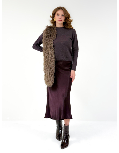 Maglione Girocollo in misto Alpaca