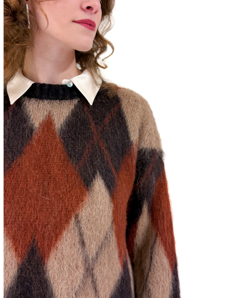 Maglione Boxi a Rombi