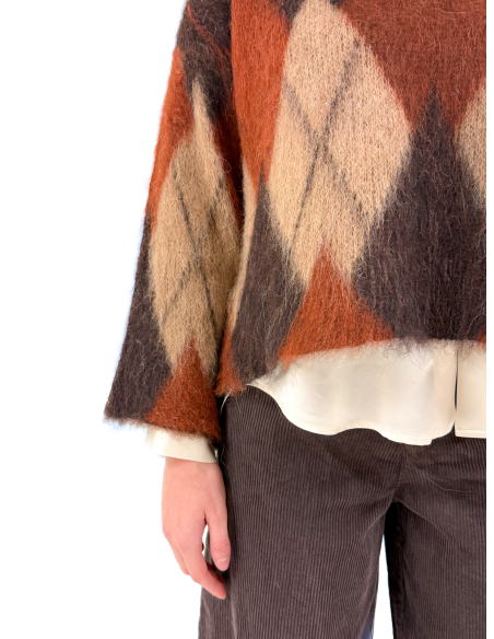 Maglione Boxi a Rombi