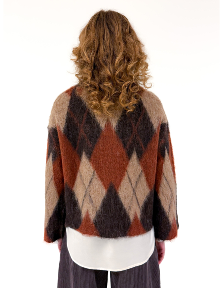 Maglione Boxi a Rombi