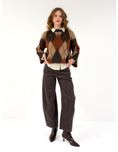 Maglione Boxi a Rombi