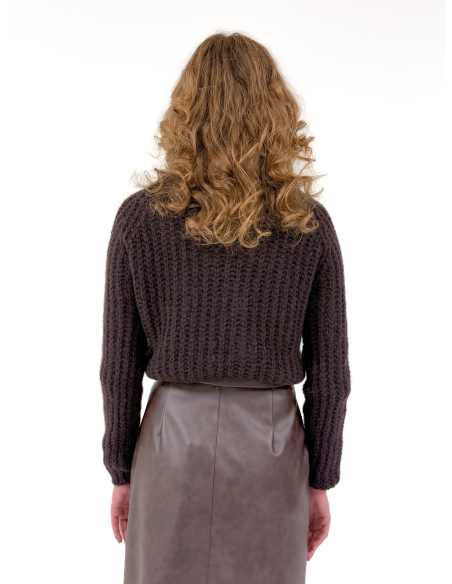 Cardigan rifinito con Bottoni Gioiello