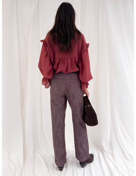 Pantalone in Drill di Cotone