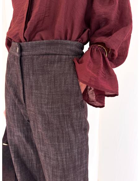 Pantalone in Drill di Cotone