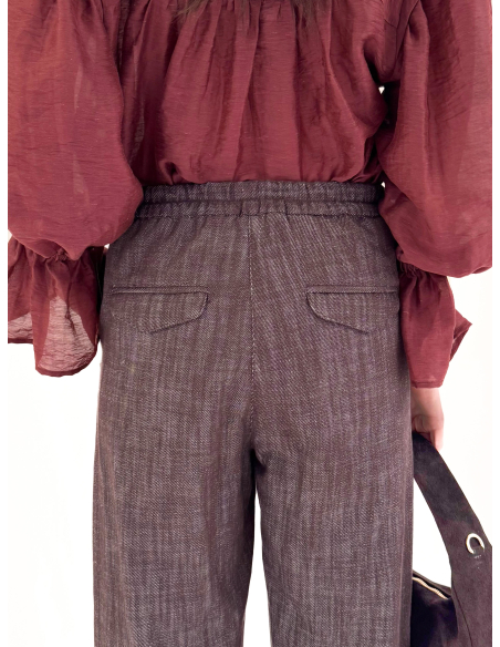 Pantalone in Drill di Cotone