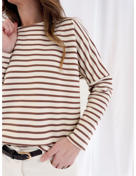Striped sweatshirt