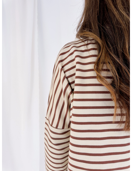 Striped sweatshirt