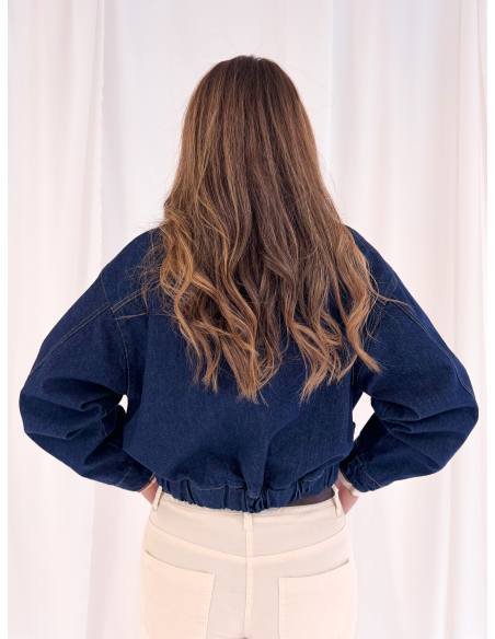 Bomber in denim