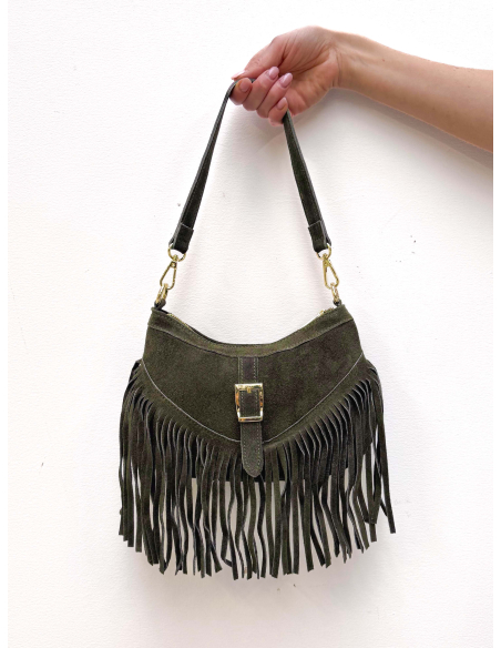 Jade suede bag