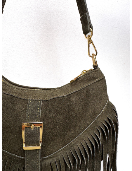 Jade suede bag
