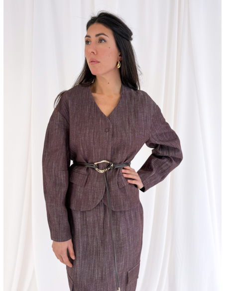 Giacca in drill di cotone