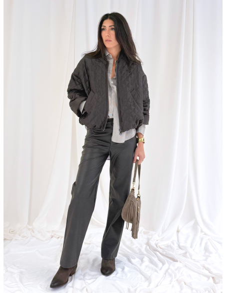 Pantalone in ecopelle