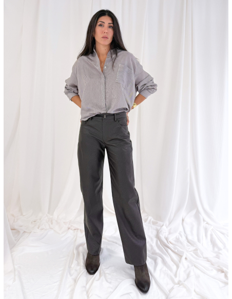 Pantalone in ecopelle